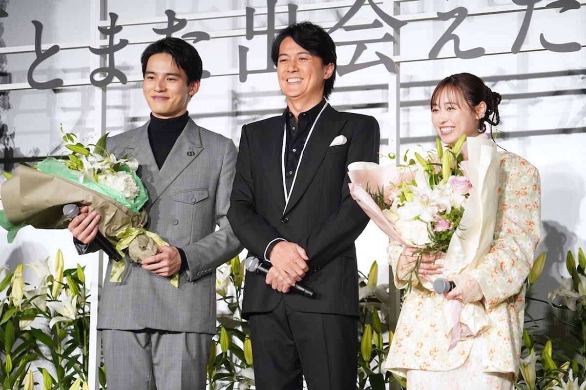 福原遥＆水上恒司、福山雅治のサプライズ登場に感激！『あの花が咲く丘で、君とまた出会えたら。』完成披露イベントで笑顔｜最新の映画ニュースならmovie Walker Press 7242