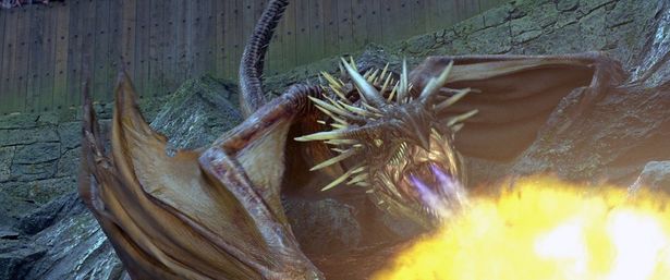 【写真を見る】「ハリー・ポッター」に登場するドラゴンのなかで最も獰猛なハンガリー・ホーンテイル