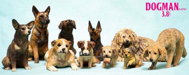【写真を見る】可愛い！彫刻家のはしもとみおが命を吹き込んだ犬たちのオリジナル彫刻