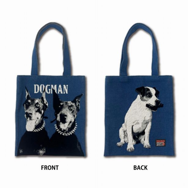 『DOGMAN ドッグマン』ニットトート：ミッキー＆ドーベルマンズ