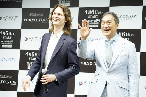 アンセル・エルゴートが来日！渡辺謙らと「TOKYO VICE Season2」(4月6日スタート)舞台挨拶に登場！