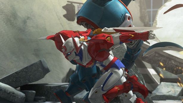 【写真を見る】南城二(声：櫻井孝宏)はサポートロボット・ペガスに搭載のシステムにより肉体強化されテッカマンに変身！