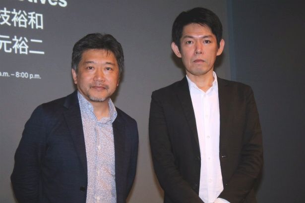 『三度目の殺人』の是枝裕和監督と人気脚本家・坂元裕二がトークショー