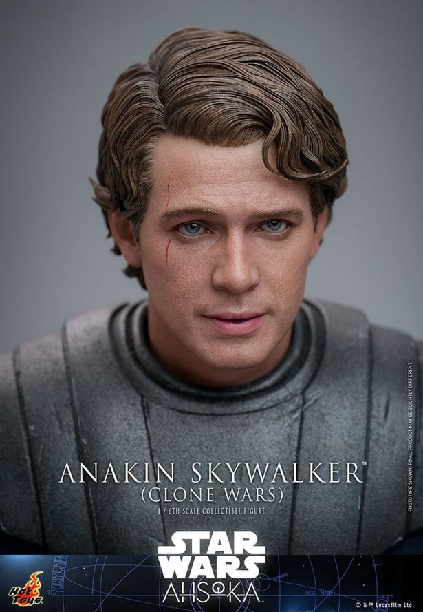 優しげな表情が印象的だ(「【テレビ・マスターピース】『スター・ウォーズ：アソーカ』1/6スケールフィギュア アナキン・スカイウォーカー(クローン戦争)」)