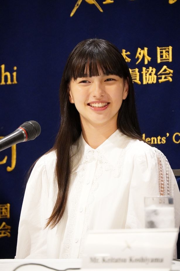 13歳になったばかりの中⻄希亜良は、本作で初めての演技に挑戦した