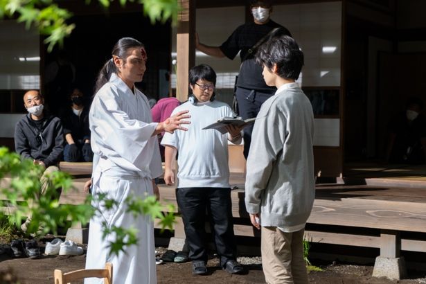 「七夕の国」のメイキングカット