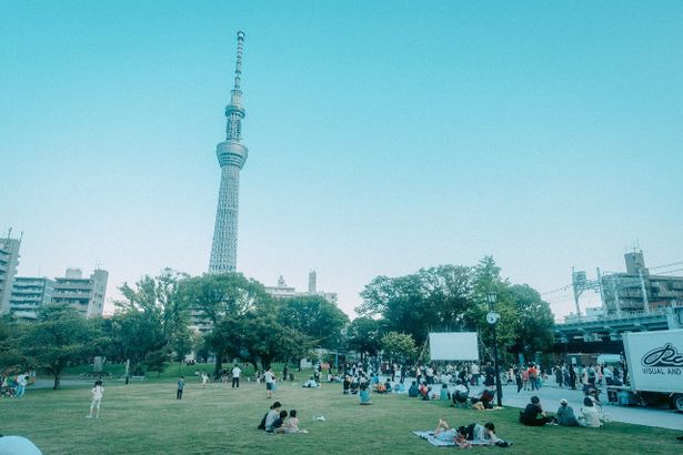 メイン会場は隅田公園そよ風ひろば