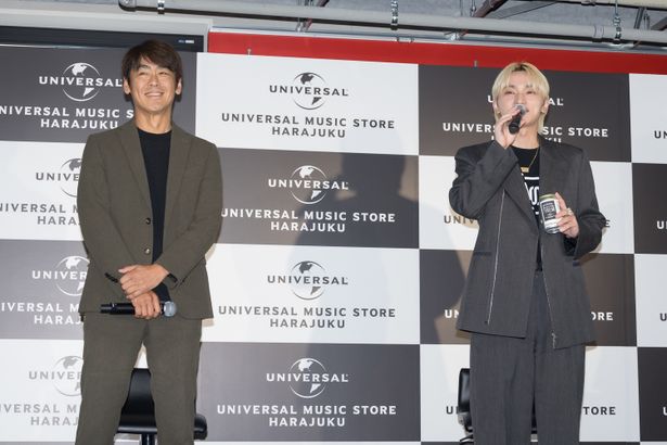 「UNIVERSAL MUSIC STORE HARAJUKU 一周年 ＆ MARVEL＆MAZZEL POP UP STORE 開催記念イベント」の様子