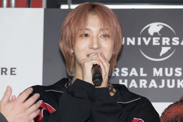 「UNIVERSAL MUSIC STORE HARAJUKU 一周年 ＆ MARVEL＆MAZZEL POP UP STORE 開催記念イベント」の様子