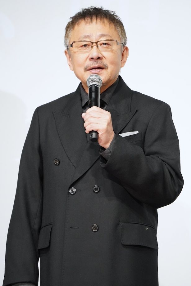 「長塚さんと並んでお芝居をするなんて」とうれしそうに話した松尾貴史