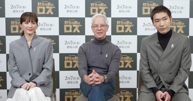 綾瀬はるか＆柄本佑がクリス・サンダース監督と語り合う！『野生の島のロズ』スペシャルインタビュー映像