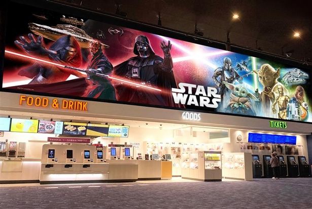 イオンシネマ幕張新都心で「スター・ウォーズ」一挙上映決定！ロビーでSWデザインの巨大シーニックがお迎え