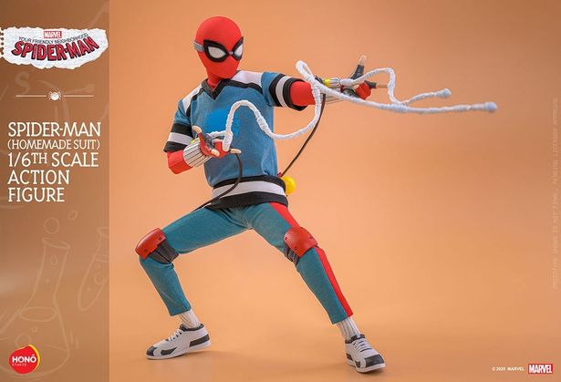 自由自在なアクションが楽しめるアニメ版「スイダーマン」がフィギュアで見参！