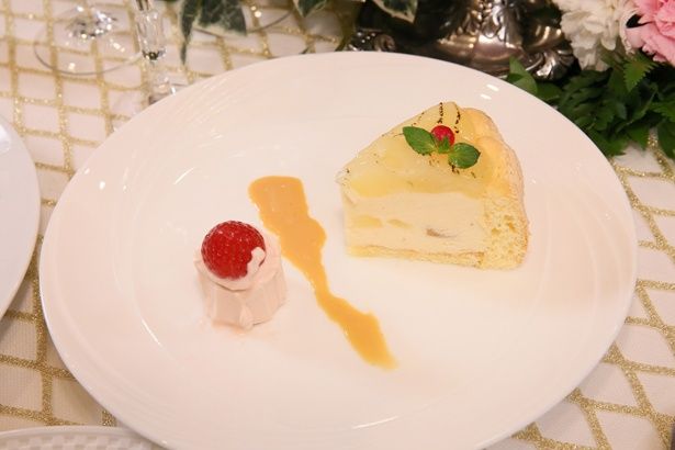 29・プレミアム晩餐会で披露された「露国風洋梨乳酪冷菓」