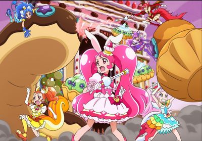 映画では、スイーツの聖地・パリで6人のプリキュアが大活躍！