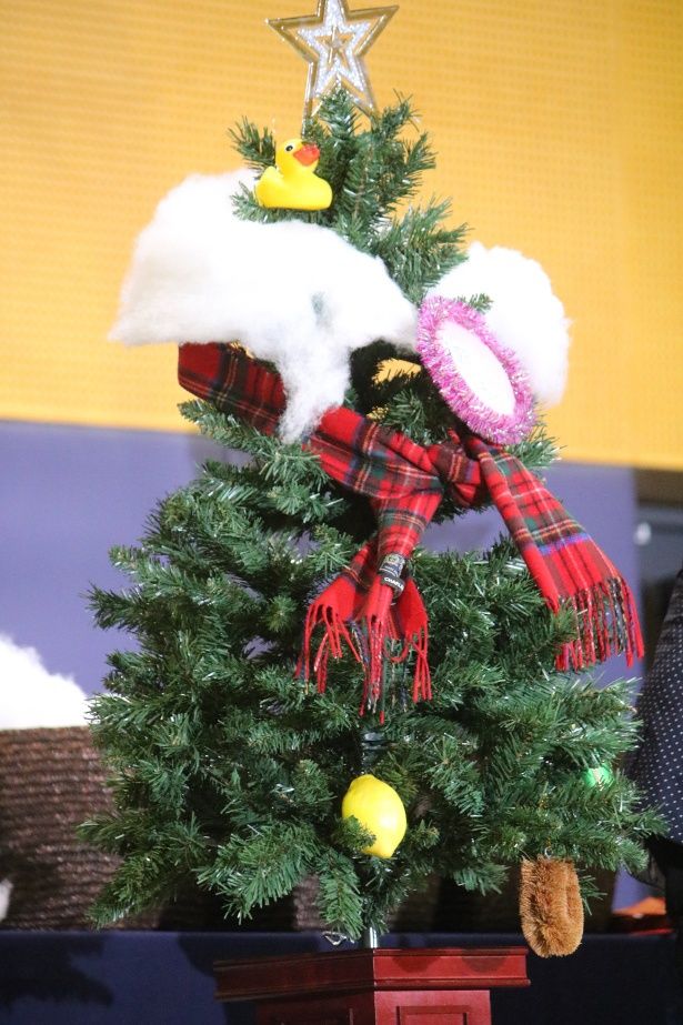 知念侑李が飾り付けたクリスマスツリー