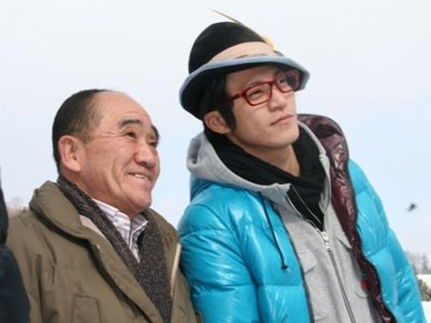 ゆうばり国際ファンタスティック映画祭の実行委員長、澤田宏一氏とパチリ