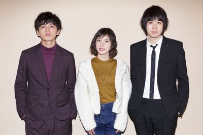 『勝手にふるえてろ』で共演した松岡茉優、渡辺大知、北村匠海