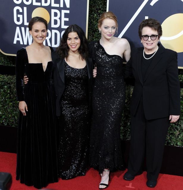 黒の衣装によって女性運動の意思が示された今年のゴールデン・グローブ賞