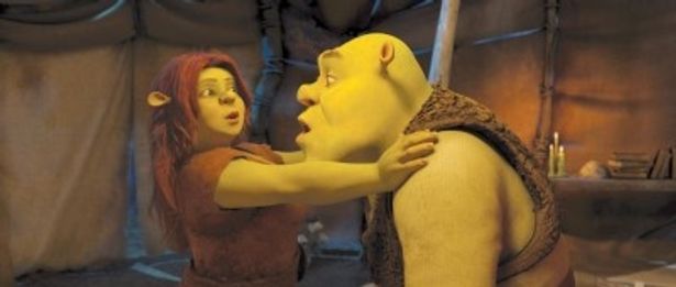 『Shrek forever After』から。シュレックとフィオナの運命やいかに