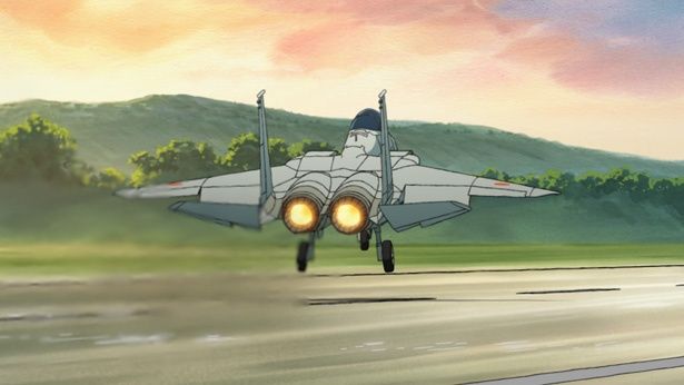 【写真を見る】自衛隊アニメならではの、戦闘機の描写にも注目