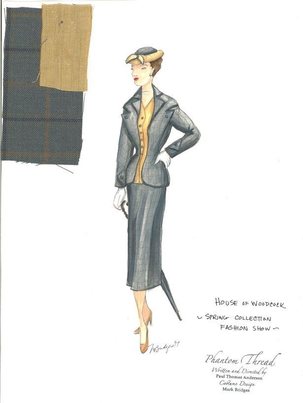 50年代ロンドンのエレガントな雰囲気を反映した衣装