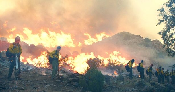 迫力満点の山火事と、消火活動に奮闘する隊員たちの連携プレイは必見！