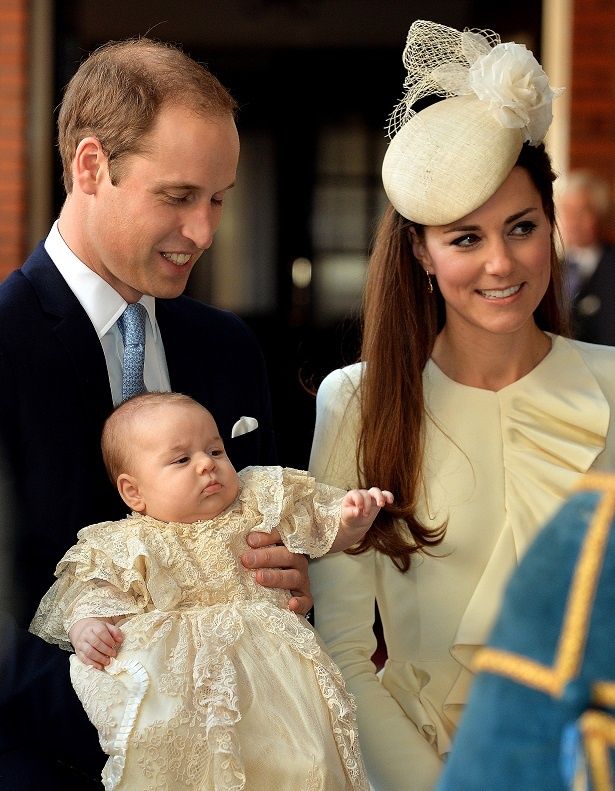 2013年10月23日、ジョージ王子の洗礼式
