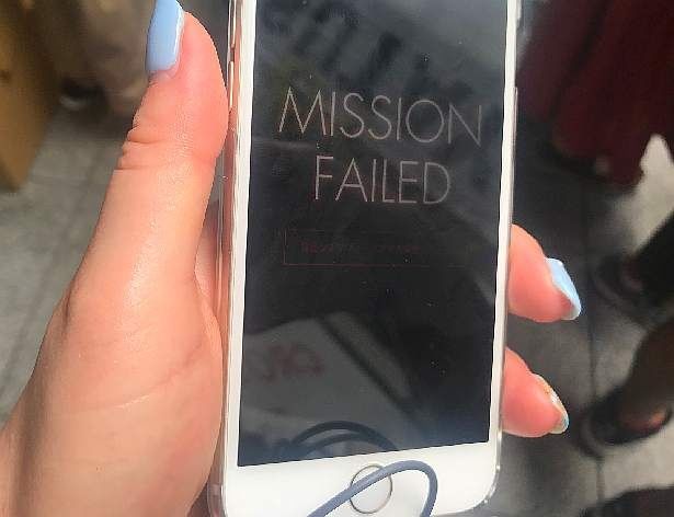 無情にも画面には「MISSION FAILED(ミッション失敗)」の文字が…