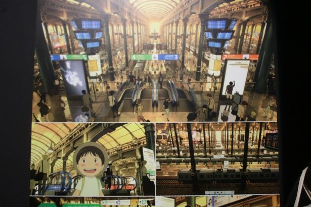 劇中に登場する未来の東京駅