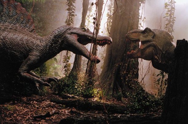 T-REXを倒して強烈な印象を残したスピノサウルス(『ジュラシック・パークIII』)