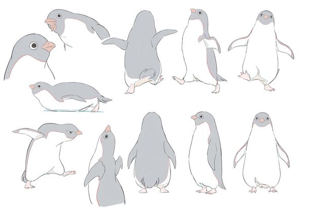 物語の鍵を握るペンギンの設定画も公開！