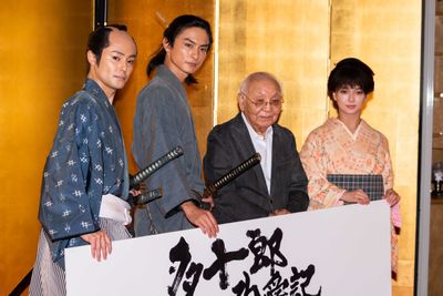 中島貞夫監督20年ぶりの劇映画『多十郎殉愛記』の制作発表会見が行われた