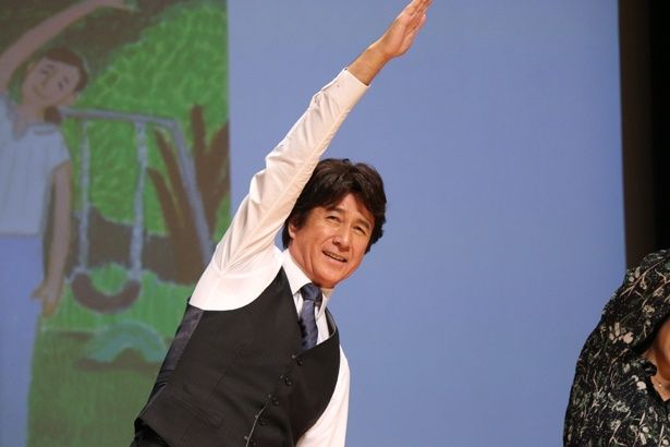 草刈正雄が主演作『体操しようよ』の完成披露舞台挨拶に登壇