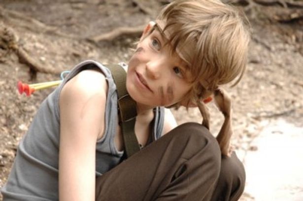 ランボーの息子役をノリノリで演じるウィル少年