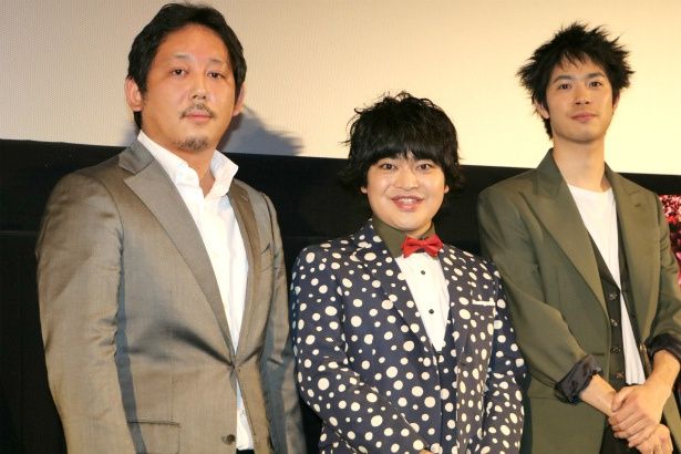 『ギャングース』の加藤諒、渡辺大知、入江悠監督が舞台挨拶に登壇