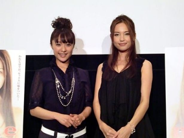 トークショーにはみひろと渡辺奈緒子が登壇。それぞれが作品に込めた熱い思いを語ってくれた
