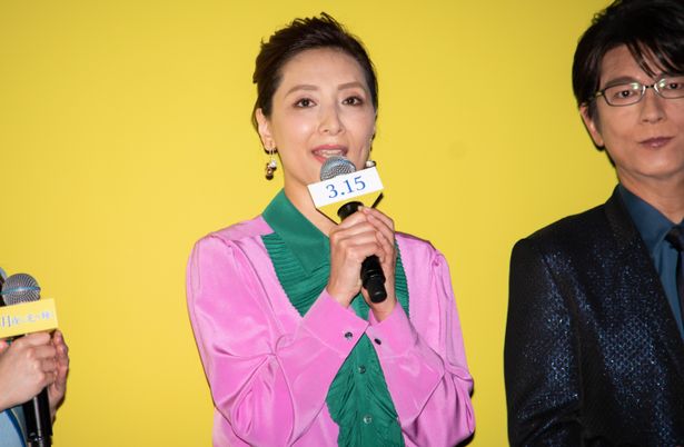 ヒロインの母親・律役を演じた生田智子は現場でよくおしゃべりをしていたことを明かす