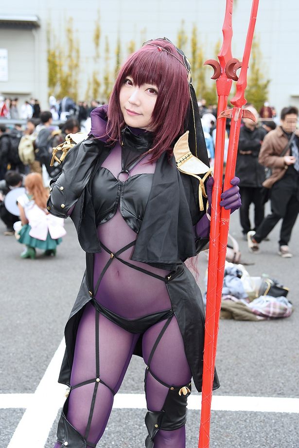 「Fate/Grand Order」のスカサハに扮する あずきもなかさん