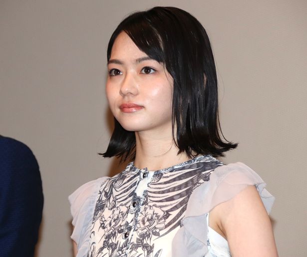 舞台挨拶に登壇した山田杏奈