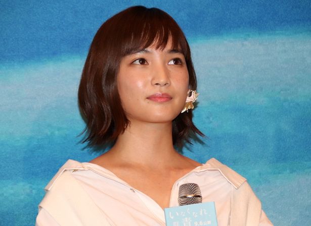 『いなくなれ、群青』舞台挨拶に登壇した松本妃代