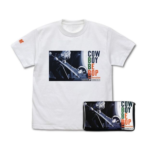 COWBOY BEBOP 2巻 VCパッケージ ポーチ＆Tシャツ