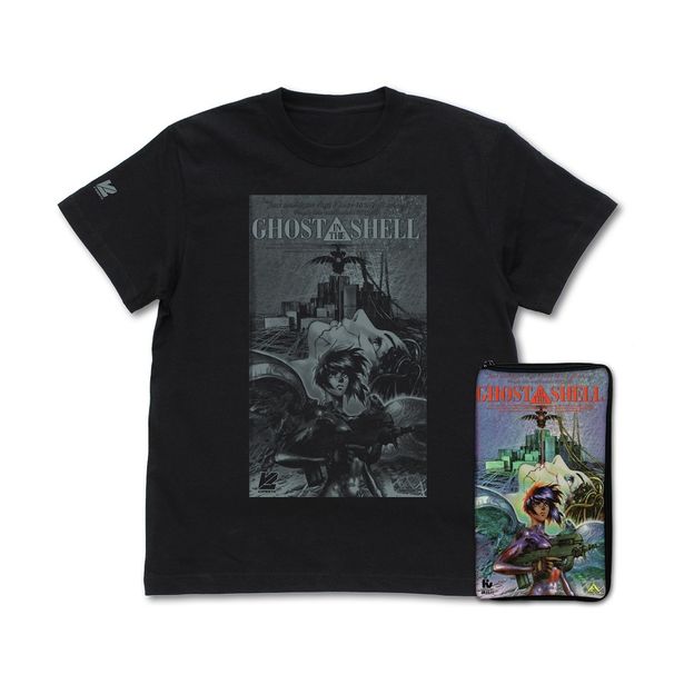 GHOST IN THE SHELL / 攻殻機動隊 ノートリミング版 VCパッケージ ポーチ＆Tシャツ