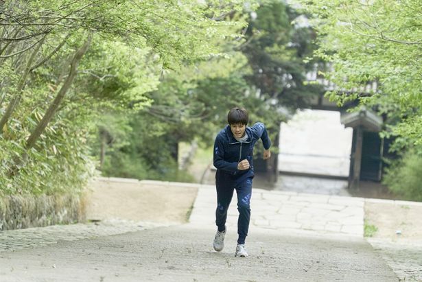 起伏豊かな大年寺山公園はその地形を活かした撮影が行われた