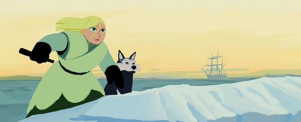 貴族の少女が北極点を目指す姿をシンプルながら大胆な映像表現で描いた『ロング・ウェイ・ノース 地球のてっぺん』
