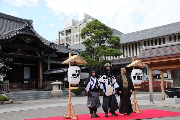 泉岳寺でイベントが開催された