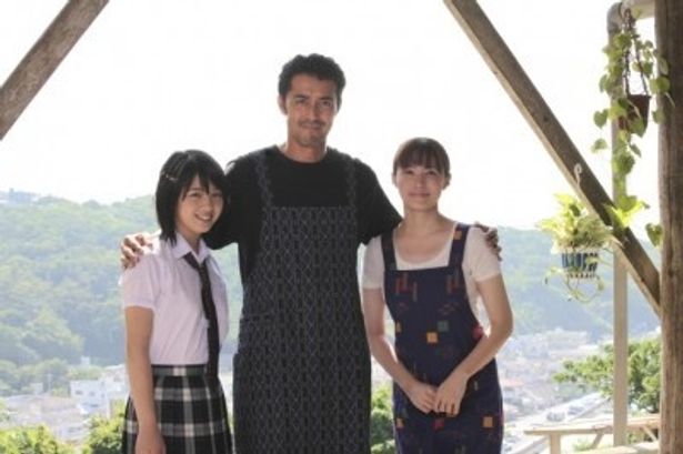 【写真】『天国からのエール』は10月公開予定。左から、桜庭ななみ、阿部寛、ミムラ