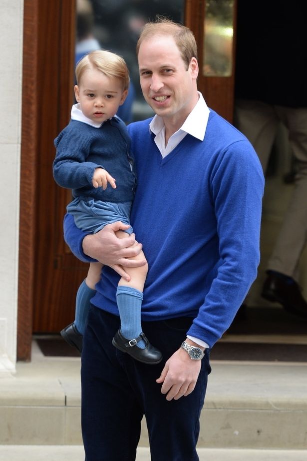 ウィリアム王子とジョージ王子もブルーのカラーコーデを披露