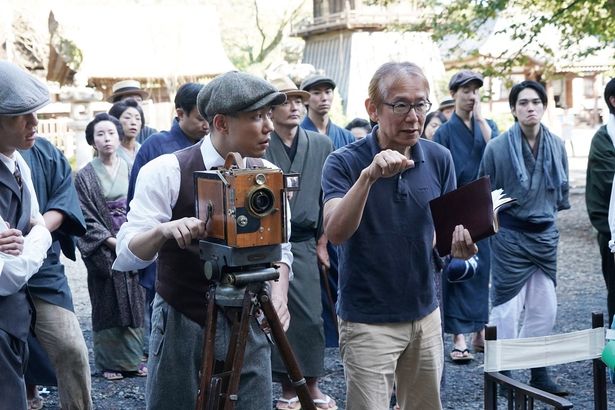 大正時代の撮影風景を写したシーンでは、実際に撮影が行われているから驚きだ