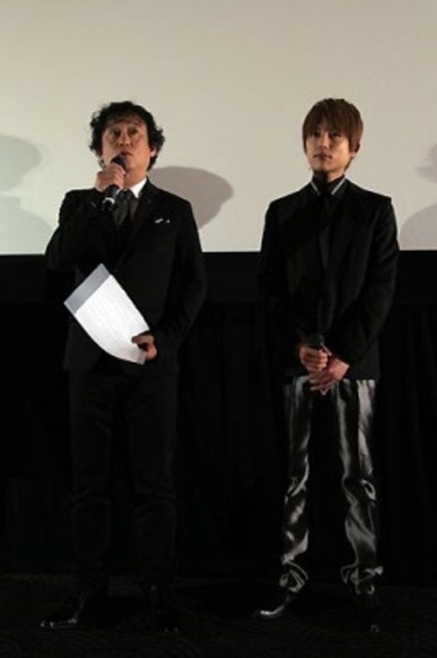 塩屋俊監督(左)と杉浦太陽が、急逝した女優・田中好子との思い出話を語ってくれた